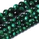 thumbnail image 1 of Xiao Hua 2 piezas de cuentas sueltas de piedra de ojo de tigre natural verde de 12 mm, cuentas de piedra natural semiacabadas, pulsera, collar, accesorios de joyería DIY, 1 of 5