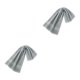 thumbnail image 1 of Toalla deportiva de algodón Yuarrent 2piezas gris claro, 1 of 6