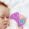 thumbnail image 4 of Teething Controller​​ Game Controller Sensory Toy Silicone Button Press Tactile Feedback Handheld Console Teething Chewable Texture Chewable Texture​​, 4 of 7