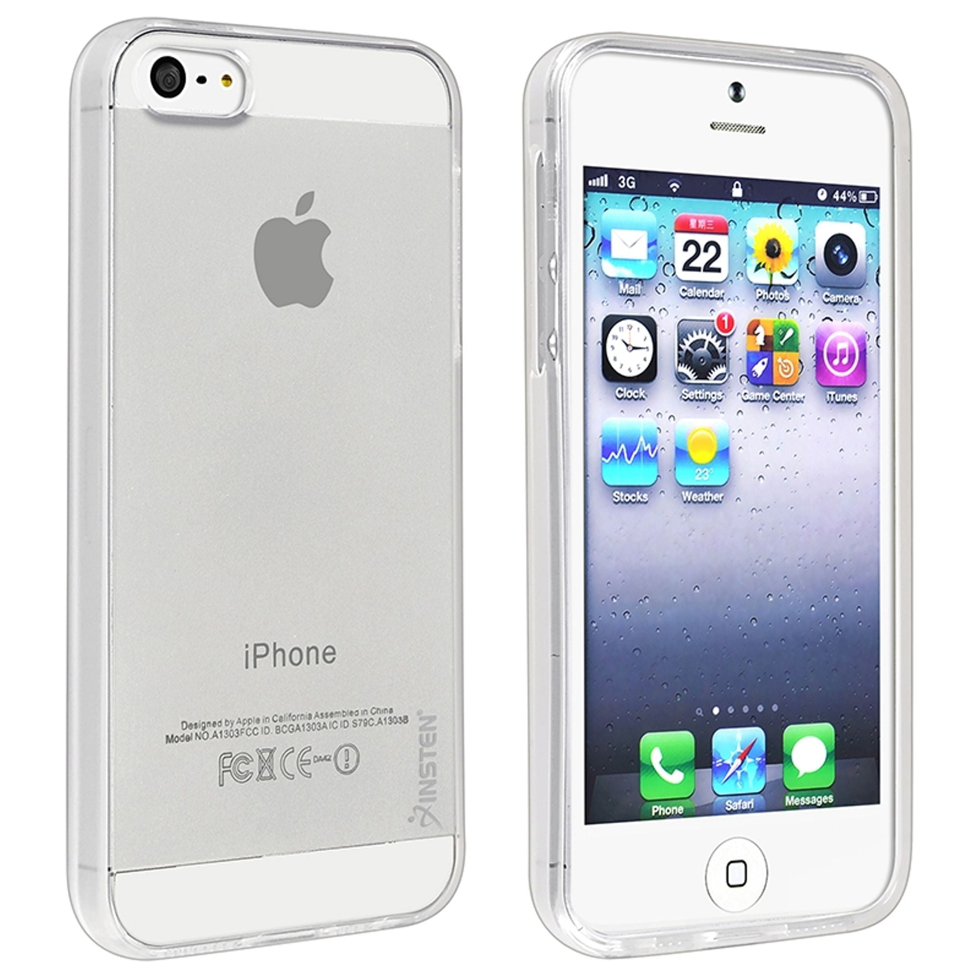 Iphone Se Case Insten Tpu Rubber Skin Case Compatible With Apple Iphone 5se 5s 5 Clear Walmart Canada