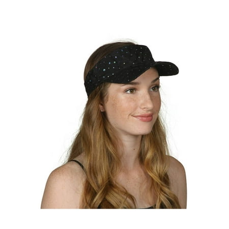 TopHeadwear Glitter Sequin Visor Hat (Various Colors)