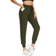 thumbnail image 2 of Sngxgn Womens Casual High Waisted Cargo Yoga Pants Pocket Flare Pants(AG,M), 2 of 8