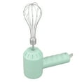 thumbnail image 4 of Batidora de Mano Eléctrica Inalámbrica Batidora de Huevos de Mano Recargable por USB Espumador de Leche Eléctrico con 2 Varillas para Revolver para el Hogar Verde, 4 of 10