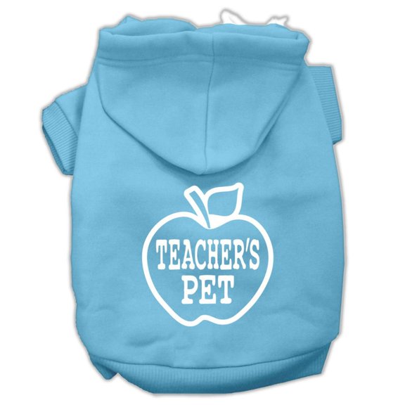 Pet Dog Cat Hoodie Screen Printed, "Teacher's Pet"