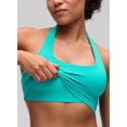 thumbnail image 5 of CRZ YOGA Butterluxe Halter Padded Longline Sports Bras For Women Open Back Crop Tops Workout Gym, 5 of 6
