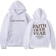 thumbnail image 1 of Sudadera con capucha cristiana "La fe vence el miedo", sudadera con capucha de Jesús de talla grande, ropa de calle de moda, jersey de algodón para hombres y mujeres., 1 of 5