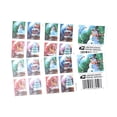 thumbnail image 1 of Sellos USPS Snow Globes Forever Postage 2023 Scott #5816 -5819, 1 of 7