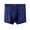 Blue, variant on Maoxin Boxers For Men High Waisted Plus Size Flat Underwear Wide Waistband Print Four Corners Boxer Briefs Dark Gray 7XL