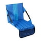 thumbnail image 3 of Cojín de asiento del estadio cojín cojín portátiles portátiles ligero multipropósito con silla de piso de soporte trasero para el césped para acampar Azul, 3 of 8
