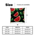 thumbnail image 5 of Watermelon Chair Pillow Covers Set with Unique Patterns for Bed and Throw Pillows - Sizes 16x16, 18x18, 20x20 Inches for Various Occasions - Set of 2 Items, 5 of 6