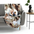 thumbnail image 6 of Personalised Blanket - Custom Blanket with Photos Text.Custom Blanket with 1-9 Photo Collages,Flannel Blankets for Mothers Day Customized Gifts For Mom, 125×100cm, 6 of 6