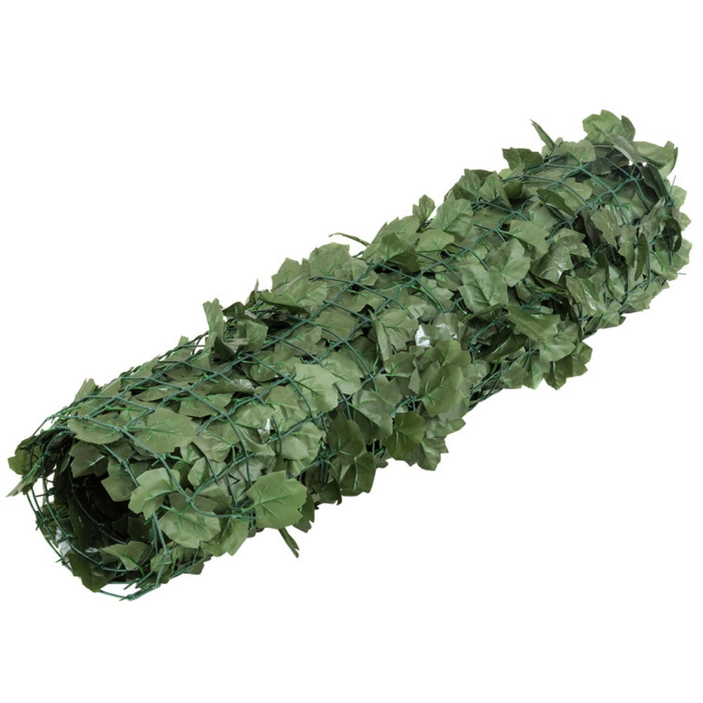 Spaco 40 x 95 inch Faux Ivy Leaf Decorative Privacy Fence, Privacy Fence with Tightly Attached Leaves, Simulated Green Vine Privacy Fence for Indoor and Outdoor, Green