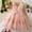 hwj# Pink115, variant on Huowey Little Big Girls Sleeveless Tutu Sequin Dress A-Line Spaghetti Strap Sparkly Ruffle Tiered Elastic Square Collar Carnival Party Rainbow Dresses Holiday Sundress,Hot Pink,2-3 Years