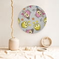 thumbnail image 5 of Wukai Cartoon Owls Print Decorative Plate for Display,Bone China Decorative Plate, Ceramic Dinner Plate with Stand, Vertical Ceramic Plate-8in, 5 of 6