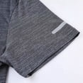 thumbnail image 5 of Awdenio Shirts for Men Casual Stretch Solid Crewneck Short Sleeve Tees Textured Shirts, 5 of 7