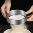 thumbnail image 4 of Stainless Steel Flour Sieve Ultrafine Mesh Sifter | Fine Baking Filter for Sifting Flour, Powdered Sugar, Cocoa | Durable Ergonomic Handle | Easy Clean | Kitchen Tool | 1 Pack, 4 of 9