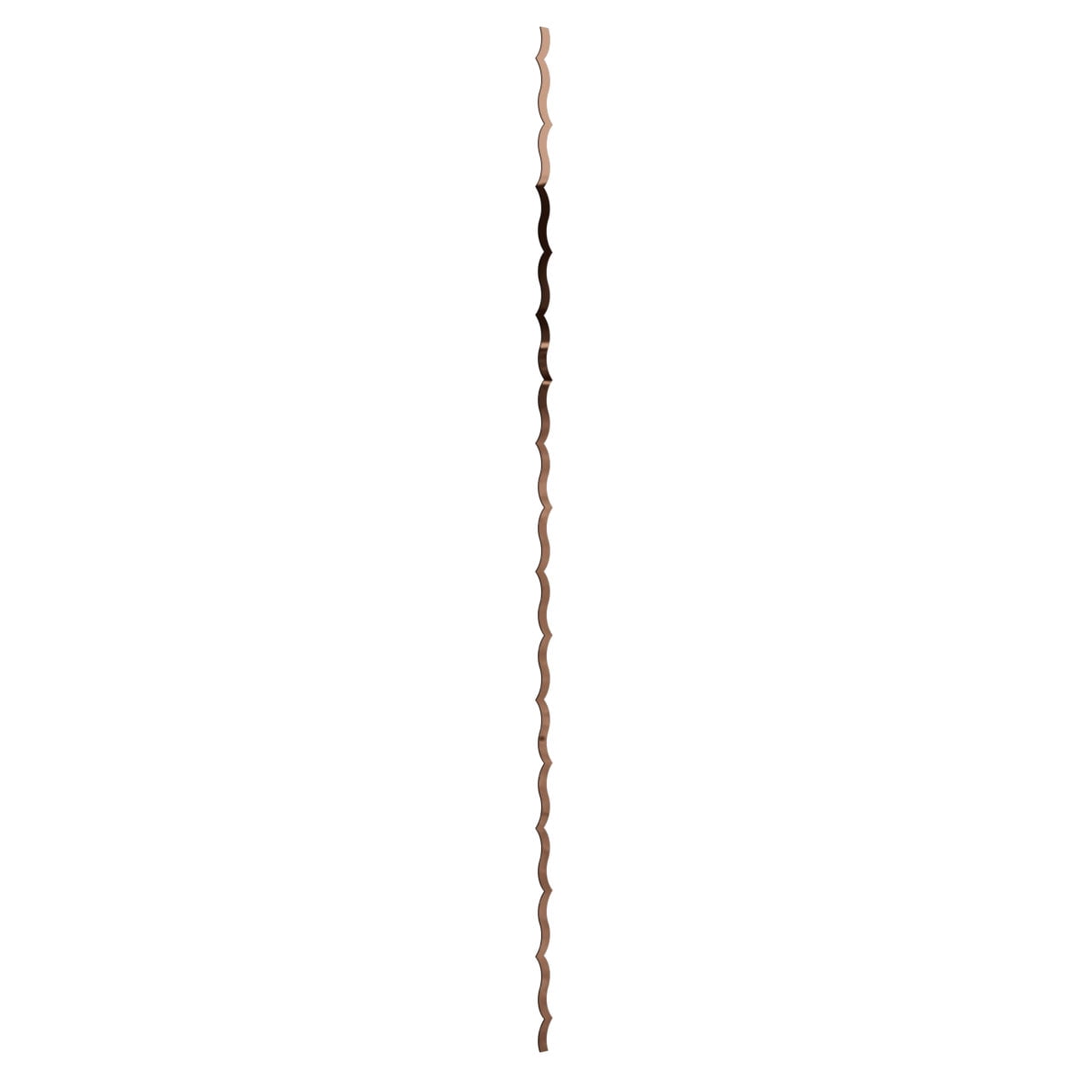 Ekena Millwork 94"H x 1/8"T May Adjustable Acrylic Decorative Slat Wall Panel Kit, Bronze Mirror (contains 43 Slats)