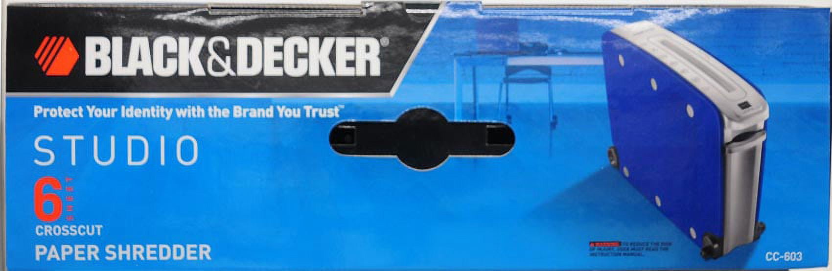 Best Buy: Black & Decker Paper Shredder Black CC601