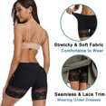 thumbnail image 3 of Joyshaper Womens Slip Shorts Anti-Chafing Boxer Briefs Underwear Smooth Boyshorts Panties for Under Dress Thigh Bands Black-Lace, 3 of 8