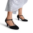 thumbnail image 7 of Dream Pairs Women's T-Strap Heels with 6.5cm Block Heel, Vintage-Inspired Mary Jane Pumps, 7 of 7
