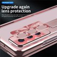 thumbnail image 4 of Decase for Samsung Galaxy Z Fold 5 Case with Stylus & S Pen Holder, Z Fold 5 5G Clear Case with Hinge + Hidden Stand Protection Plating PC Cover with Built-in Screen Protector Kickstand,Rosegold, 4 of 7