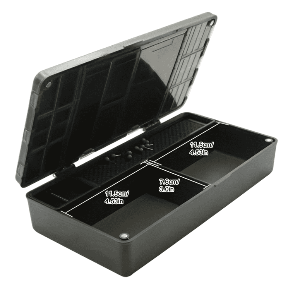 PASILI Fishing Trip Carp Fishing Tackle Box Fishing Tackle Box Magnetic Tackle Box 10Pcs Rig Pins Accessories For Display
