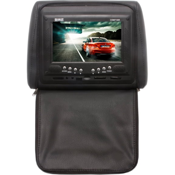 Absolute USA COM-715IRB 7" Active Matrix TFT LCD Car Display, Black