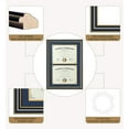 thumbnail image 2 of ELSKER&HOME Double Diploma Frame Certificates&Document for Two 8.5x11 Inch with Mat and 13.5x20 Inch Without Mat, 2 of 7