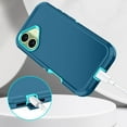 thumbnail image 5 of I-HONVA Compatible with iPhone 17 Case,3-Layer Heavy Duty Drop Protection Anti-Slip Bumper Rugged Shockproof Dustproof Protection 6.3 inch Phone Case,Teal, 5 of 7