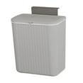 thumbnail image 3 of tredstone Cabinet Door Countertop Kitchen Waste Compost Bin Multifunctional Holder for Efficient Waste Management Grey 9L 1Set, 3 of 6