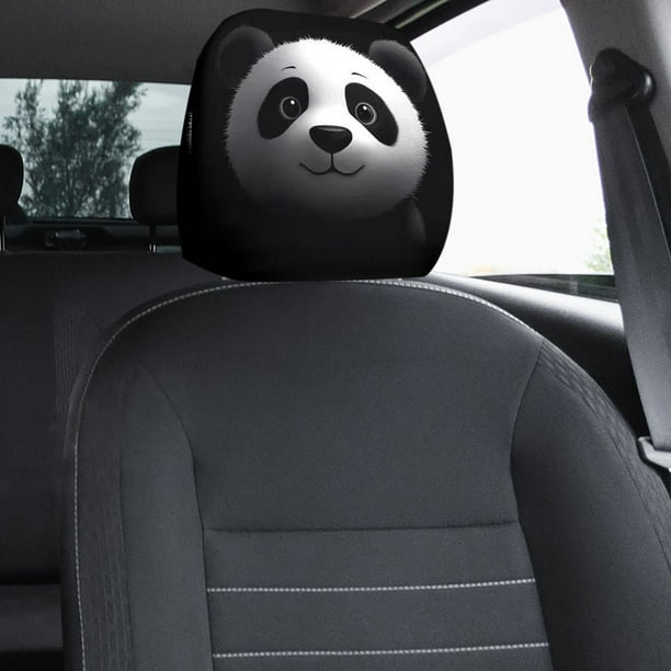 Funda universal para reposacabezas con estampado divertido de coche, elástica, para decoración de interiores, accesorio para el cuidado del coche, tela elástica, para dormitorio.