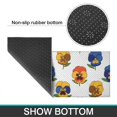 thumbnail image 6 of Pioneer Flower Floral Print Pattern Kitchen Rugs Sets Of 2, Anti Fatigue Non Slip Washable Floor Mats for Kitchen Sink Laundry, 17X30 Inch + 17X47 Inch, 6 of 6
