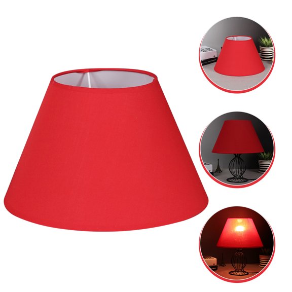 HEMOTON Lamp Shade Small Decorative Lampshade Light Covers Baby Red