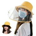 thumbnail image 1 of Women's Two-ways Bucket Hat Protective Sun Hat with Removable Clear Visor, 1 of 4