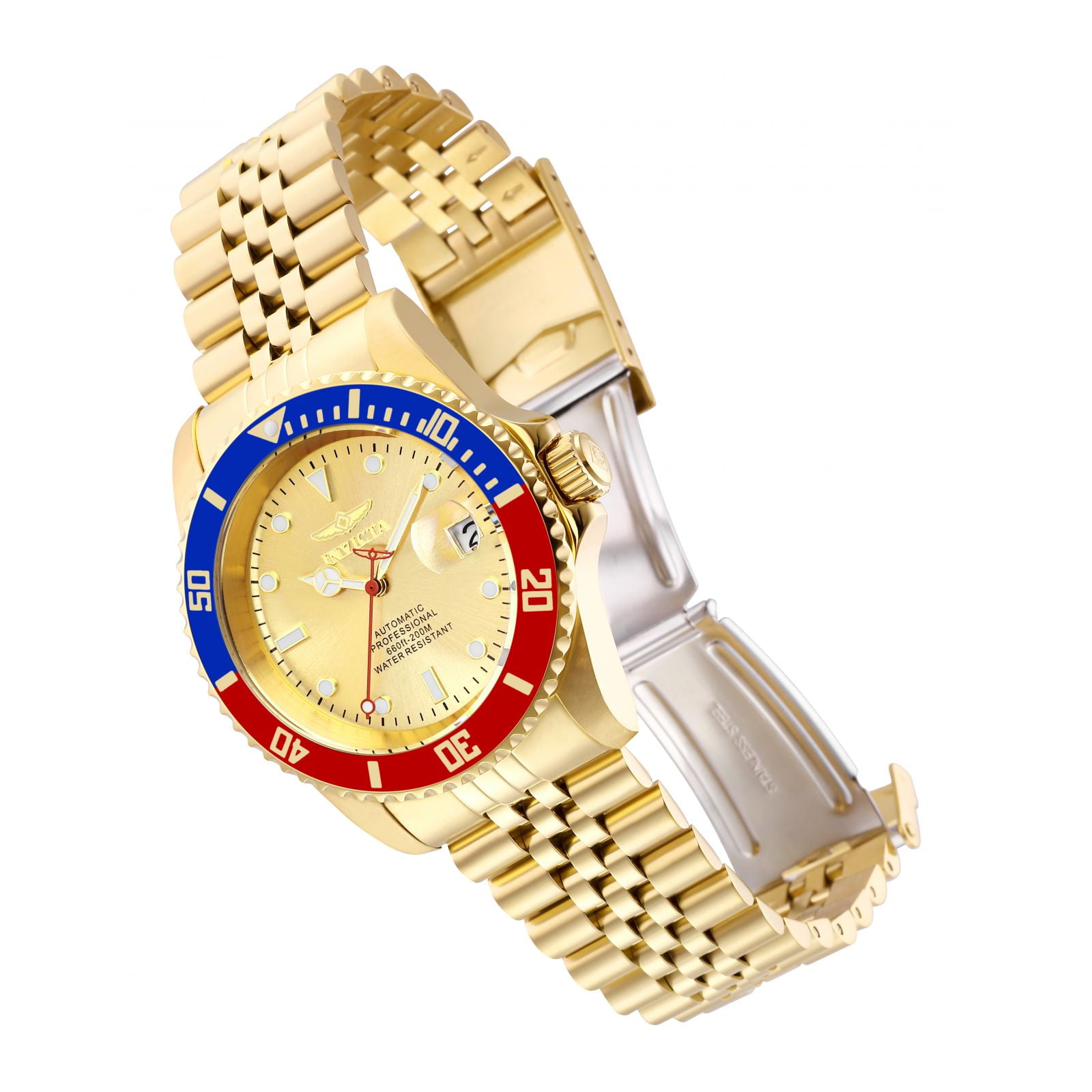 Invicta Men's Pro Diver Gold Dial Watch - 29183