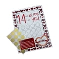 thumbnail image 2 of DIY "14 Reasons I Love You" Scratch Off Poster Card Kit, Personalized Anniversary & Valentine's Day Gift, Interactive & Unique Memory, 2 of 7