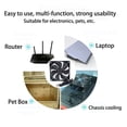 thumbnail image 4 of FSLiving 4.7" Mini Smart Fan USB-Powered Fan Remote Control Fan Small Room Air Circulator Fan for Pet,Silent and Portable,Black - 1 Pack, 4 of 7