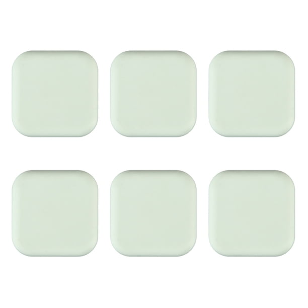 Whataatahia Topes de puerta Protector de pared Protector de tope Pomo de puerta Manija de puerta Parachoques Silenciador autoadhesivo Almohadilla de choque suave para oficina en casa