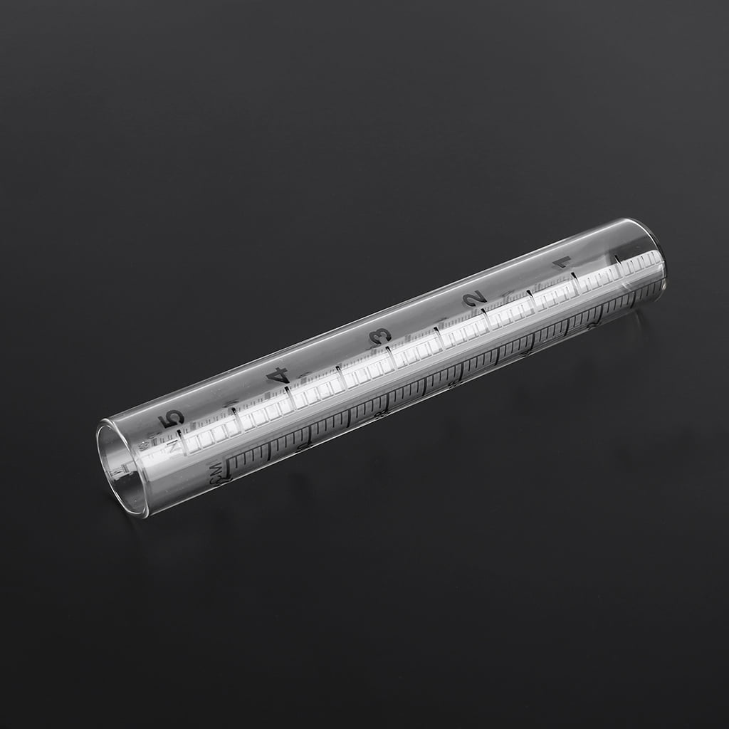 tegongse 14cm Total Length Clear Rain Gauge Rain Gauge Measures Sprinkler for Yard Garden Outdoor Home, Rain Gauges Accessories