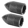 thumbnail image 3 of 2 uds tapas de válvula de neumático de bicicleta cubiertas de lluvia estilo americano mantenimiento de bicicleta de montaña negro, 3 of 8