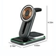 thumbnail image 2 of Smart 15W Wireless Fast Charging Mobile Phone Watch Earphone Night Light 4 In 1 Wireless Charger Supports Android And IOS Mobile Phone Bracket, 2 of 9