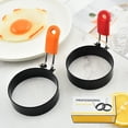 thumbnail image 4 of Anillo para Fritos Molde Panqueques 2 95 Pulgadas 2/4 Uds. Con Cepillo Hugtrwg, 4 of 9