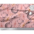 thumbnail image 3 of Soimoi Viscose Chiffon Fabric Floral & Sketch Fruits Fabric Prints by Yard 42 Inch Wide, 3 of 3