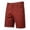 #Red, variant on DPTALR Men's Solid Color Elastic Waist Straight Leg Casual Shorts,Green,30