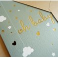 thumbnail image 4 of Tarjeta de felicitación CHRIZ.Z Oh Baby! Baby Shower con sobre de 5 x 7 pulgadas, 4 of 4