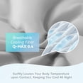 thumbnail image 6 of ROSEKIND Super Cooling Breathable Heat Dissipation Moisture Wicking Summer Throw Blanket, Soft Lightweight Quilt for Hot Sleepers Bedroom All Seasons Throws Blankets,60x90inch., 6 of 8