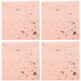 thumbnail image 1 of 80x Juego de Vajilla Desechable Con Textura de Marmol Rosa de Bloqueo del Oro Servilletas de Papel, 1 of 4