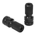 thumbnail image 2 of 4 Paquetes de 1/2 Unidad Cuadrada Una 1/4 Adaptador de Enchufe de Vástago Hexagonal Convertidor de Mandril de Liberación Rápida para Llave de Trinquete de Impacto, 2 of 8