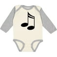 thumbnail image 3 of Inktastic Music Notes for the Music Lover Boys or Girls Long Sleeve Baby Bodysuit, 3 of 5