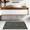 thumbnail image 2 of Alfombra Hazo Haus Vintage Morris verde oscuro 60 x 90 cm, 2 of 8